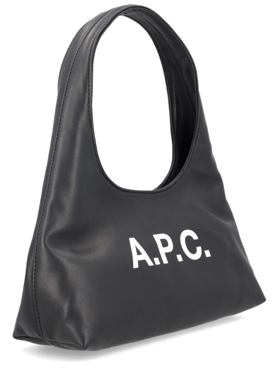 Black Ninon Baby Bag Polyurethane Shoulder