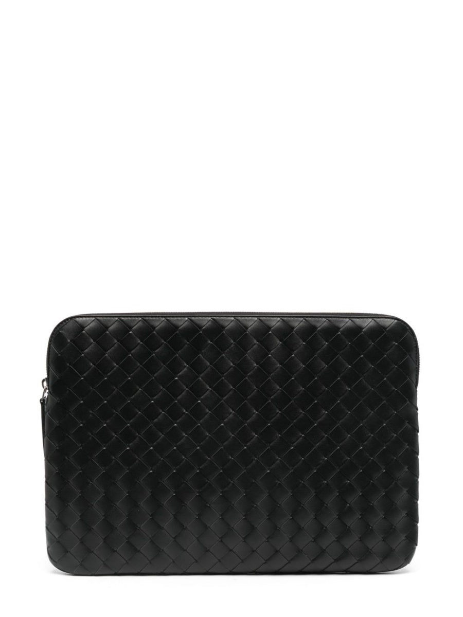 Document Holder Getaway Black Calf Leather Clutch Bags
