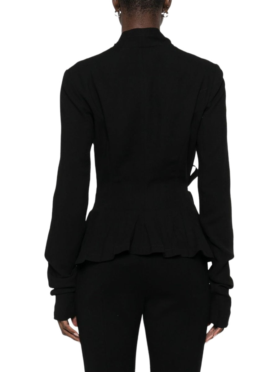 Hollywood Jacket Black New Wool Leather