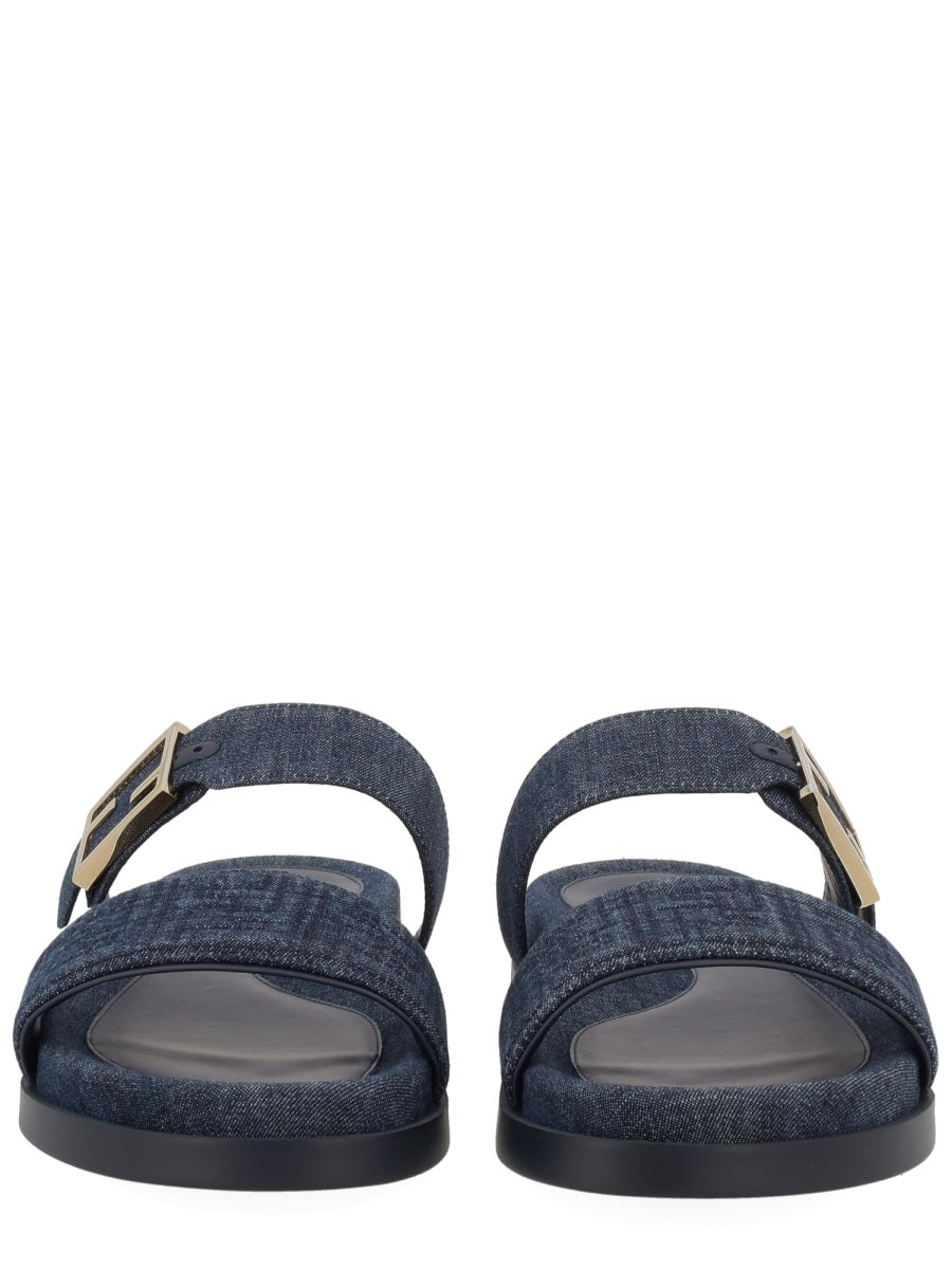 Sandals Feel Blue Cotton