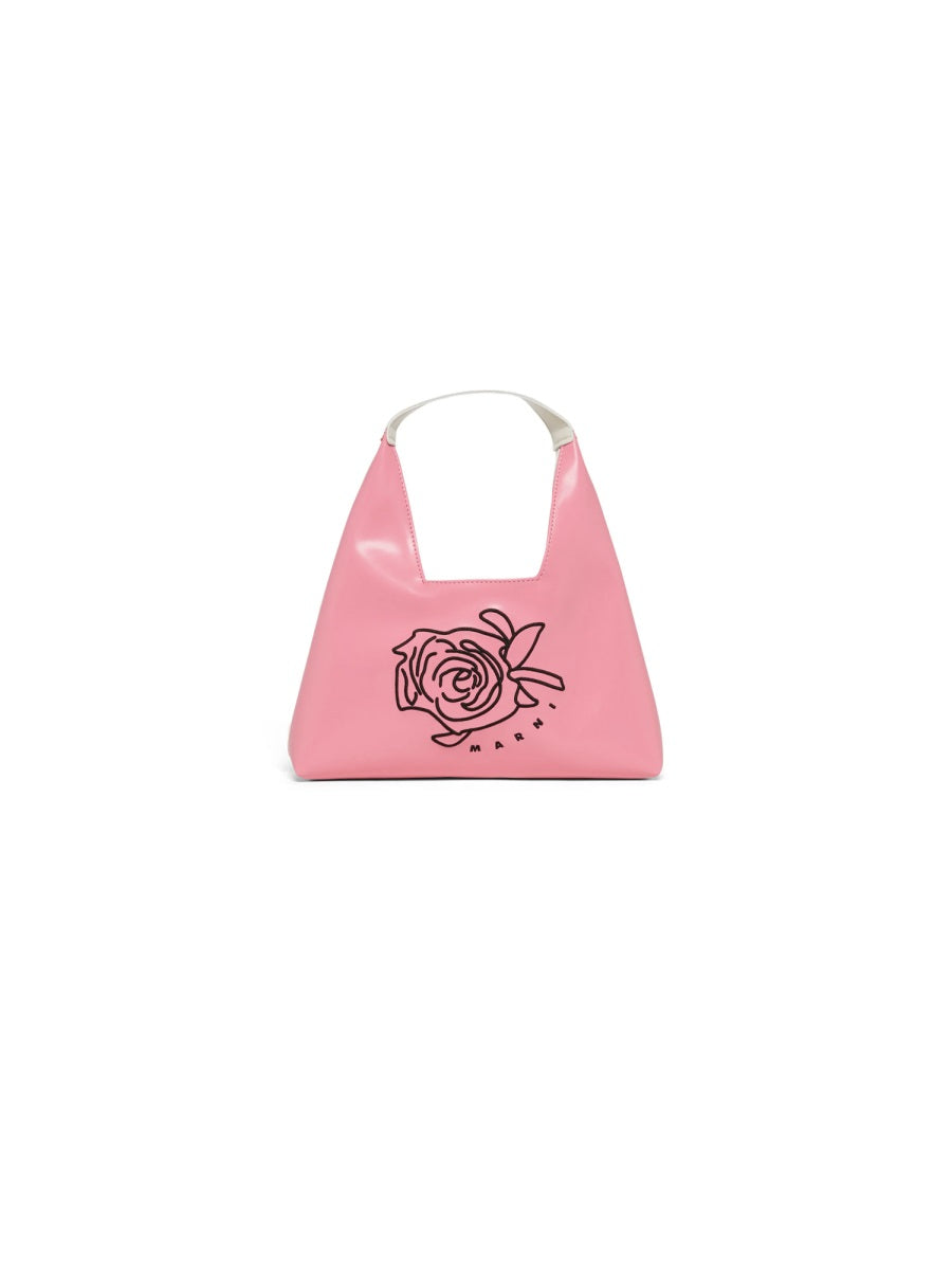Handbag Diamond Pink Polyester Handbags