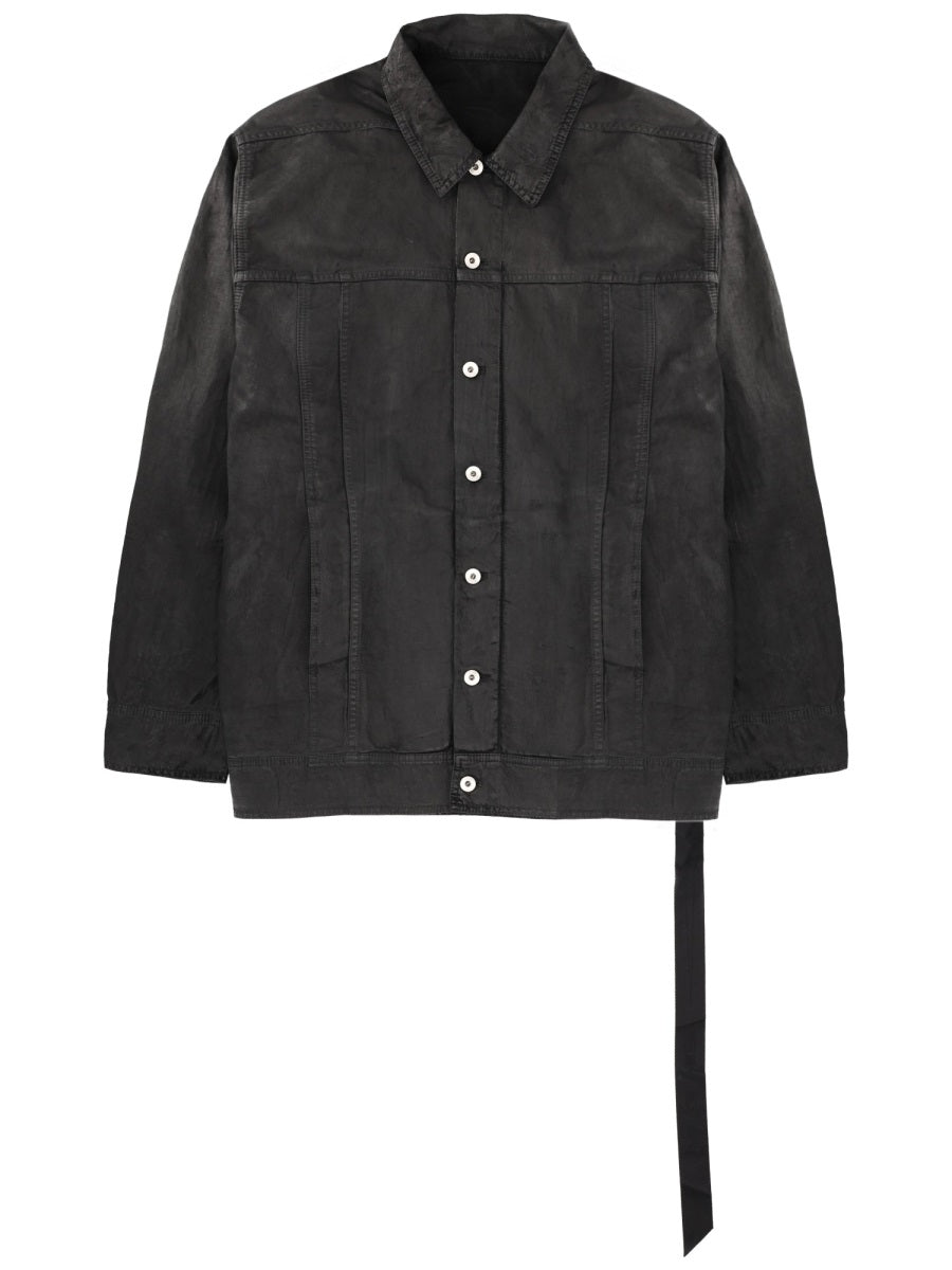Jumbo Worker Jacket Black Cotton