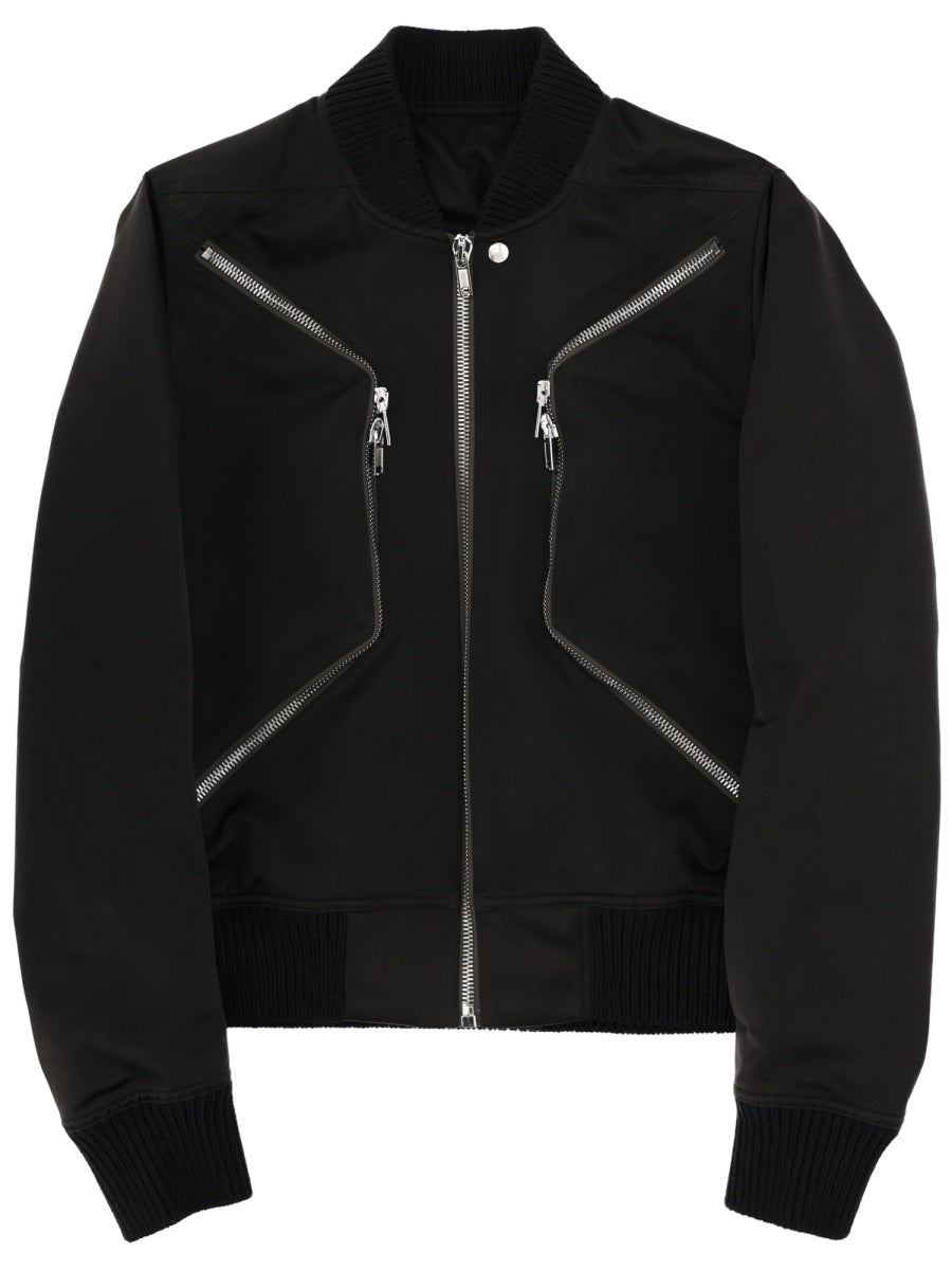 Flight Jacket Black Polyester