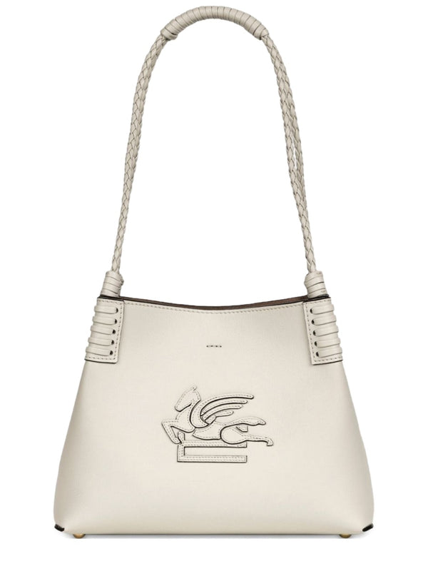 Shoulder Bag Libra White Leather