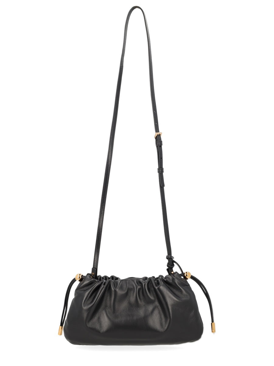 Mini Shoulder Bag Black Lamb Leather