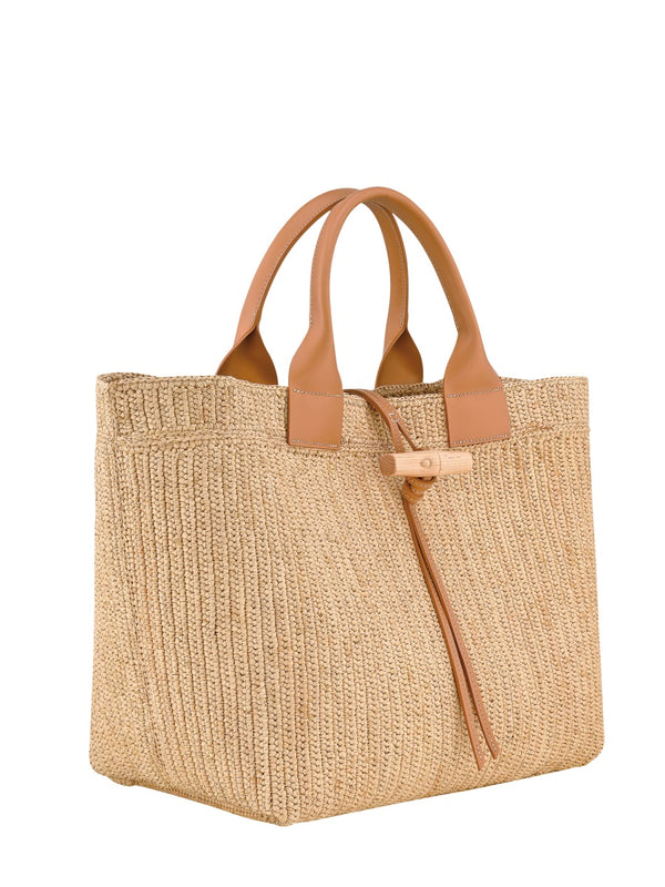 Bag Le Roseau Beige Rafia Handbags