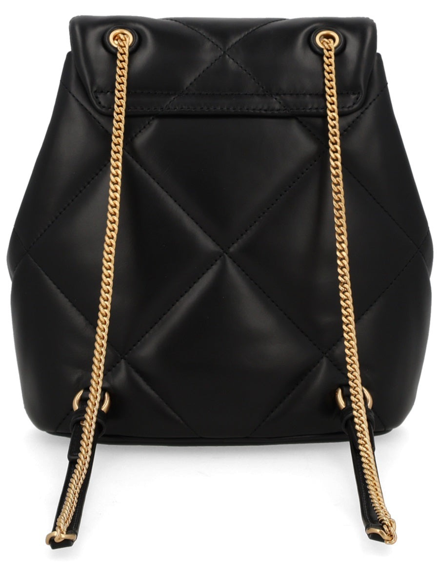 Mini Backpack Kira Black Leather Backpacks