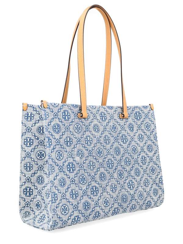 Shopper Bag Blue Cotton Handbags