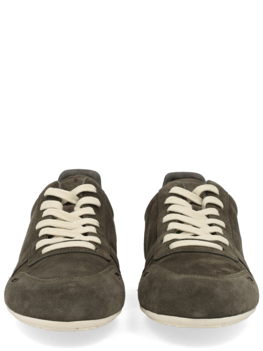Sneakers Minimal Sneaks Grey Leather Calf Trainers