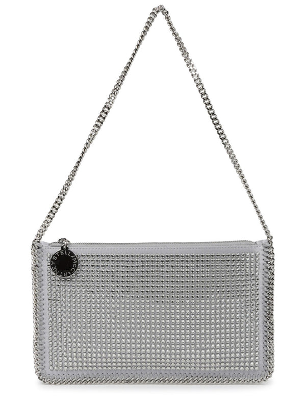 Shoulder Bag Falabella Silver Polyester