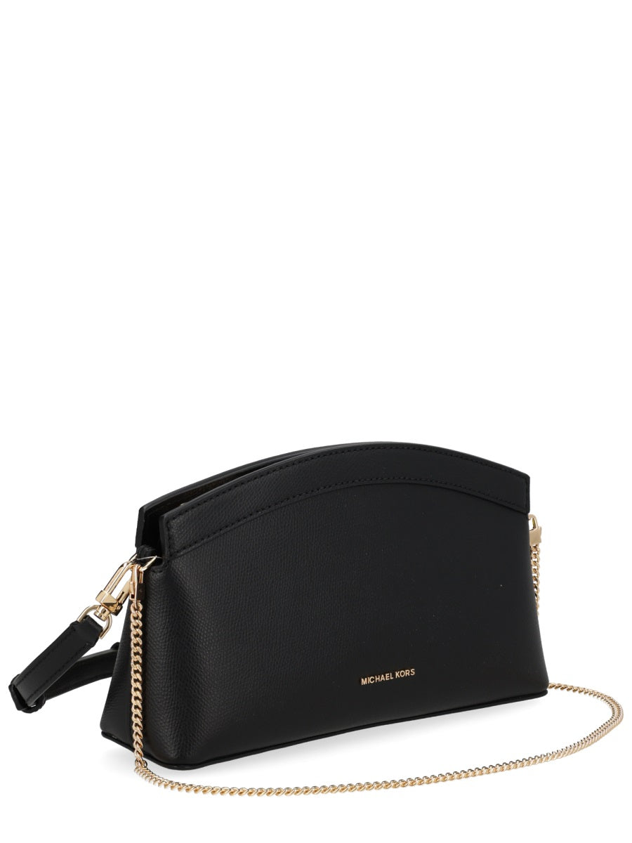Clutch Athena Black Leather Cow Shoulder Bags