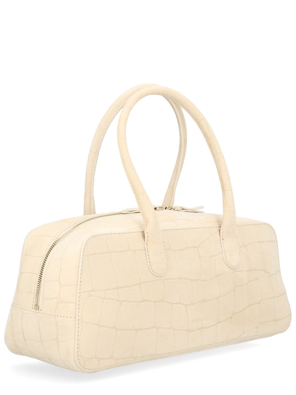 Mini Bag Mawi Beige Cow Leather Handbags