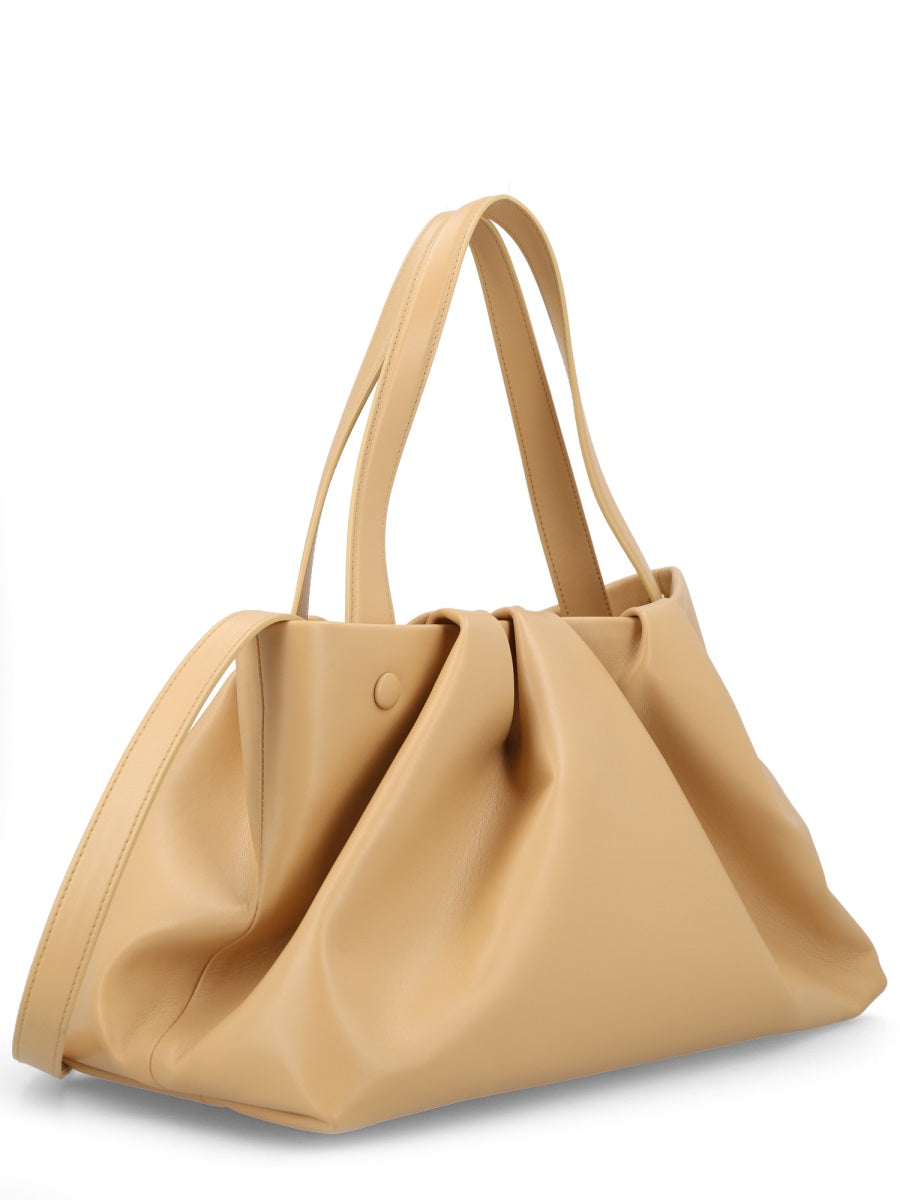 Shoulder Bag Athena Beige Recycled Polyester