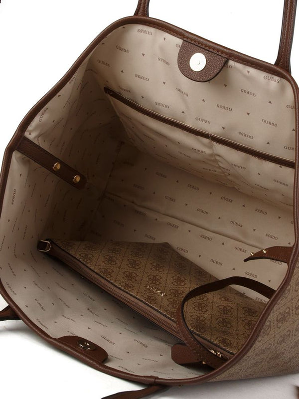 Guess 100% Polyurethane tote bag in brown