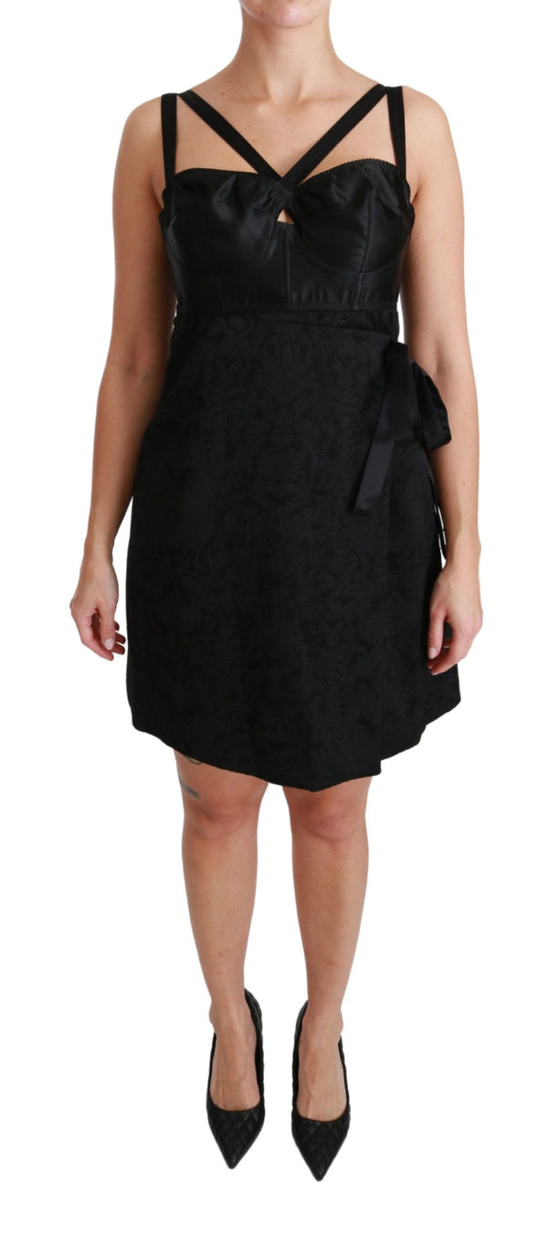 Dolce & Gabbana 39% Polyester dress in black