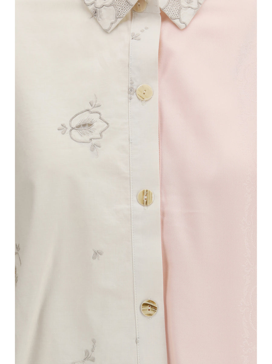 Shirt Emilie Embroidered Multicolour Cotton