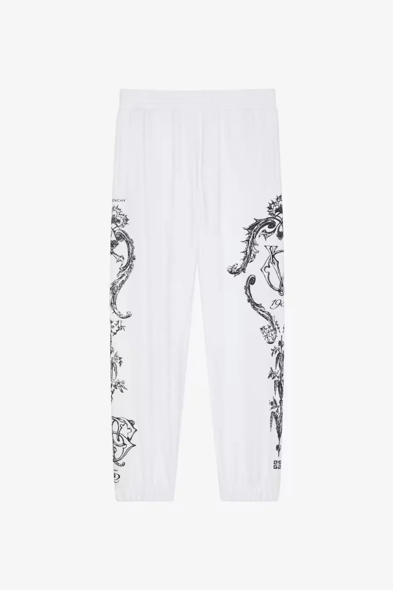 Givenchy Casual Sweatpant W- Elasticated Bottom_white White Clothing