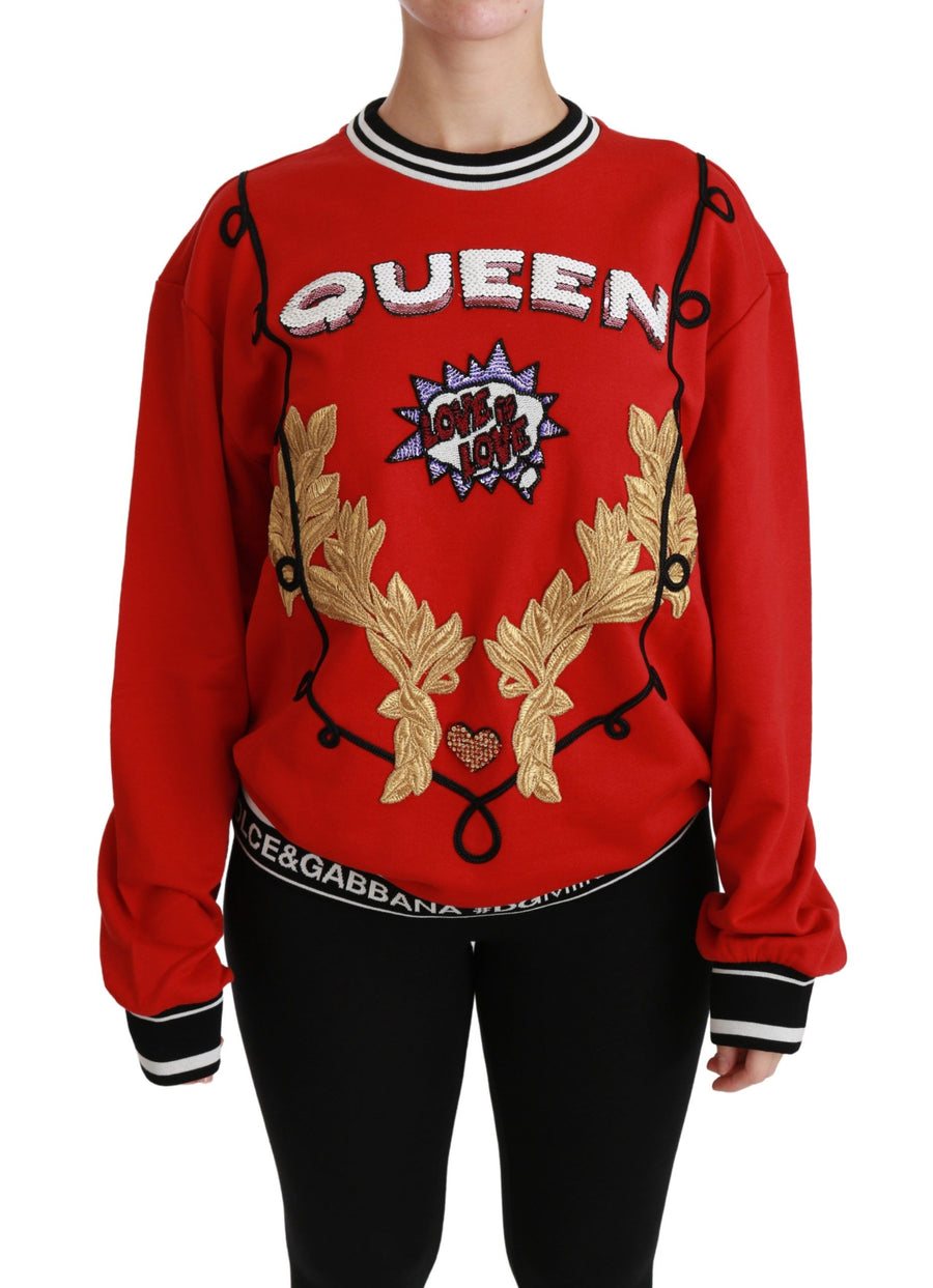 Dolce & Gabbana 100% Cotton sweater in red