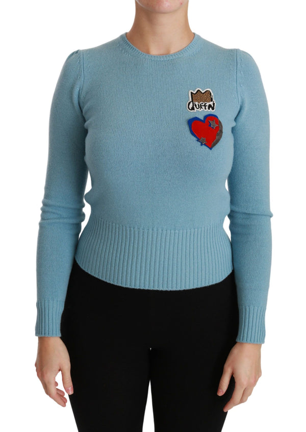 Dolce & Gabbana 100% Wool sweater in blue