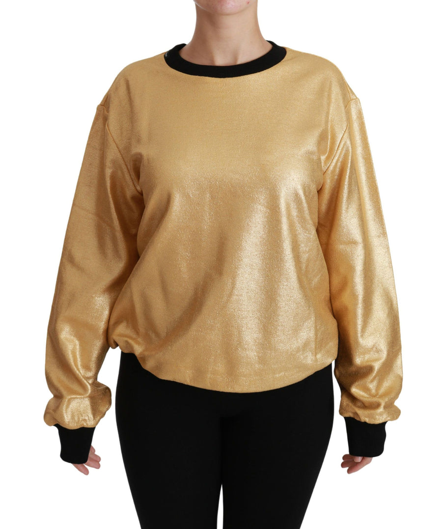 Dolce & Gabbana 100% Cotton sweatshirt in gold