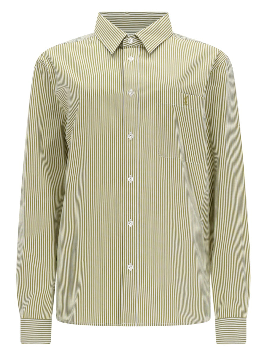 Shirt Cassandre Green Cotton