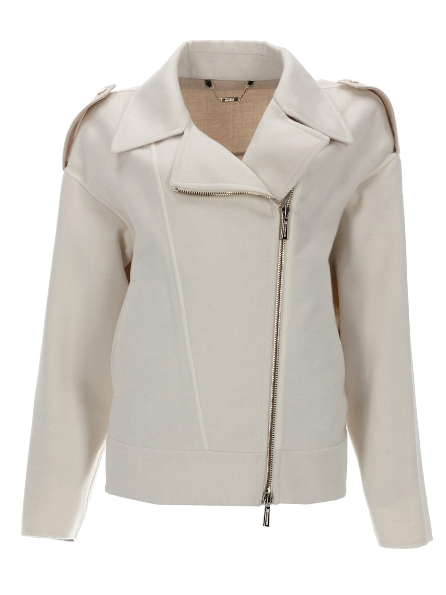 Jacket Viana-J White Wool