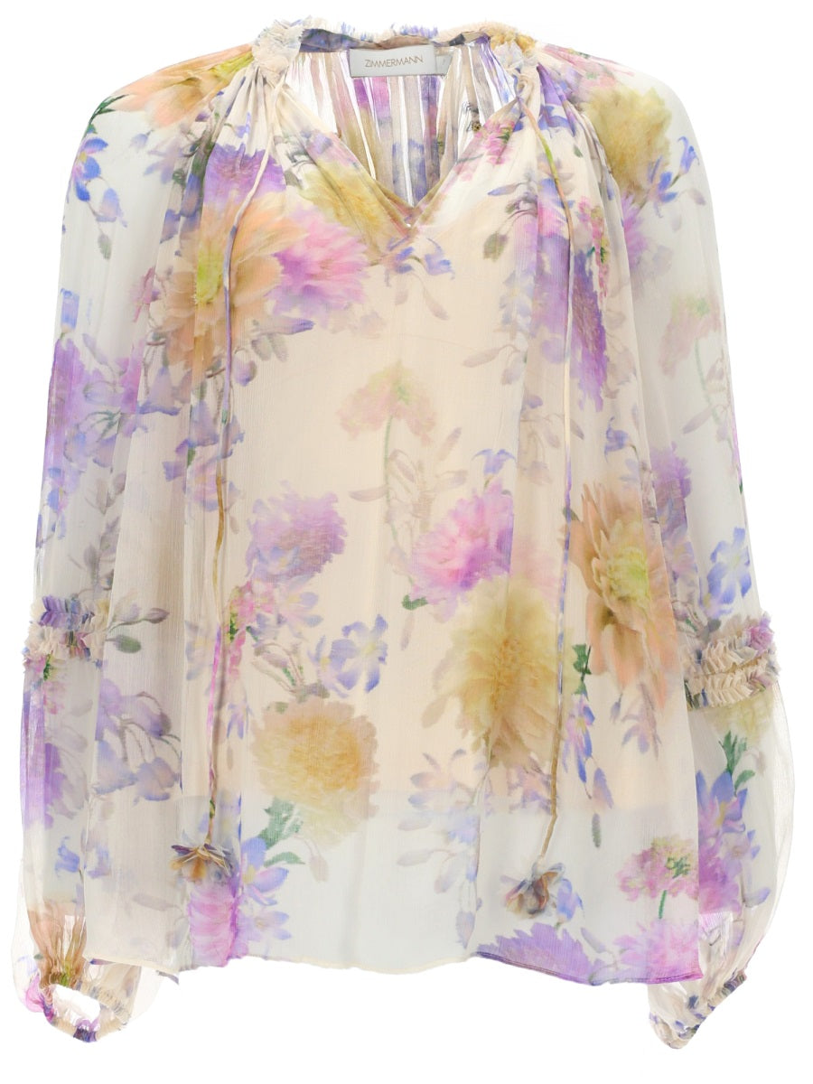 Blouse Luna Multicolour Viscose Shirt