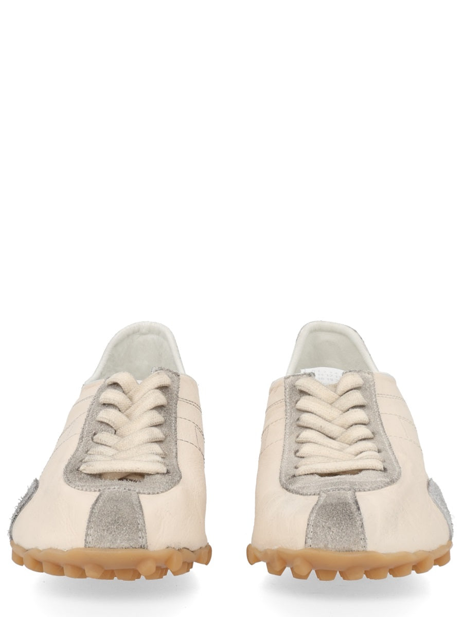 Sneakers Sprinters Beige Leather Trainers