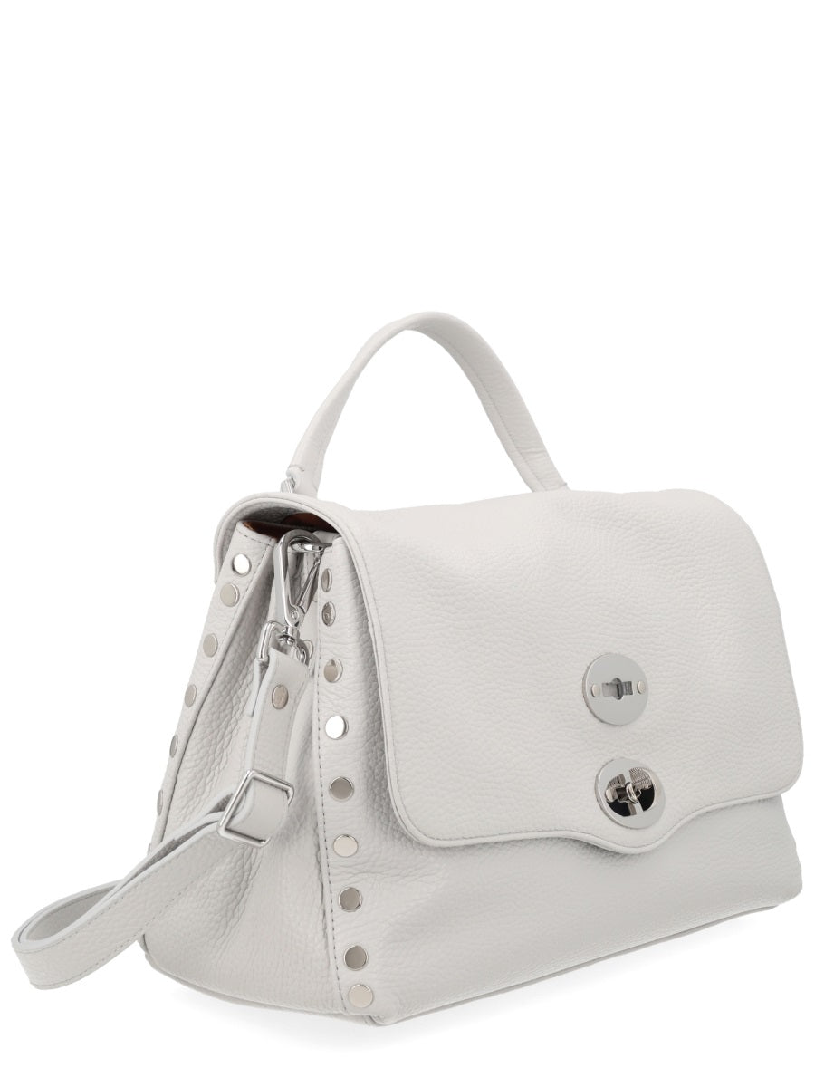 Handbag Postina Grey Bovine Leather Handbags