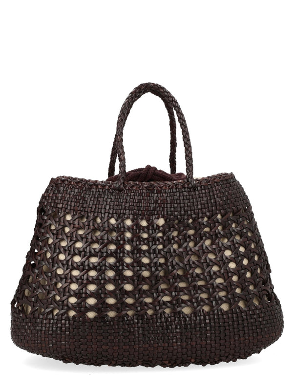 Handbag Santa Cano Dark Brown Leather Handbags