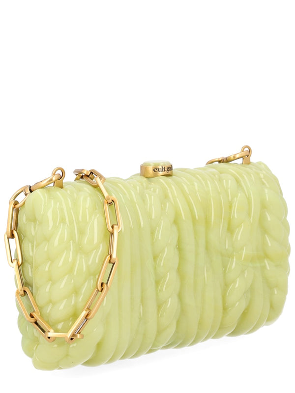 Clutch Helene Green Acrylic Bags
