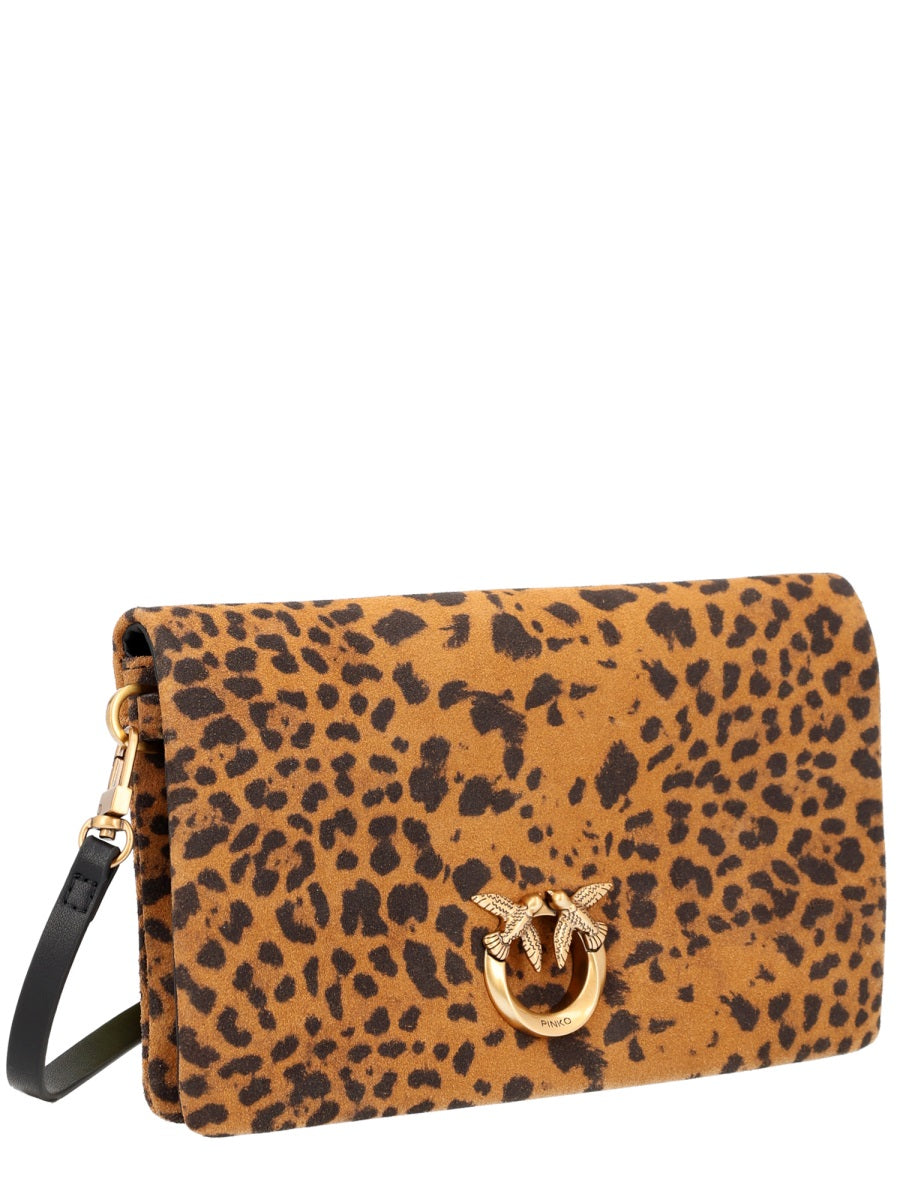 Clutch With Shoulder Strap Multicolour Polyamide Bags