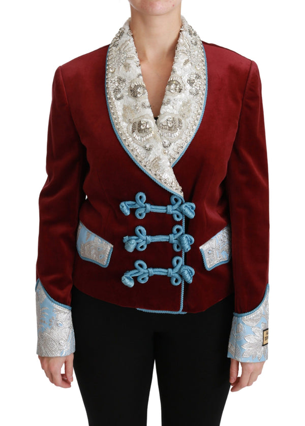 Dolce & Gabbana 71% Cotton blazer in red