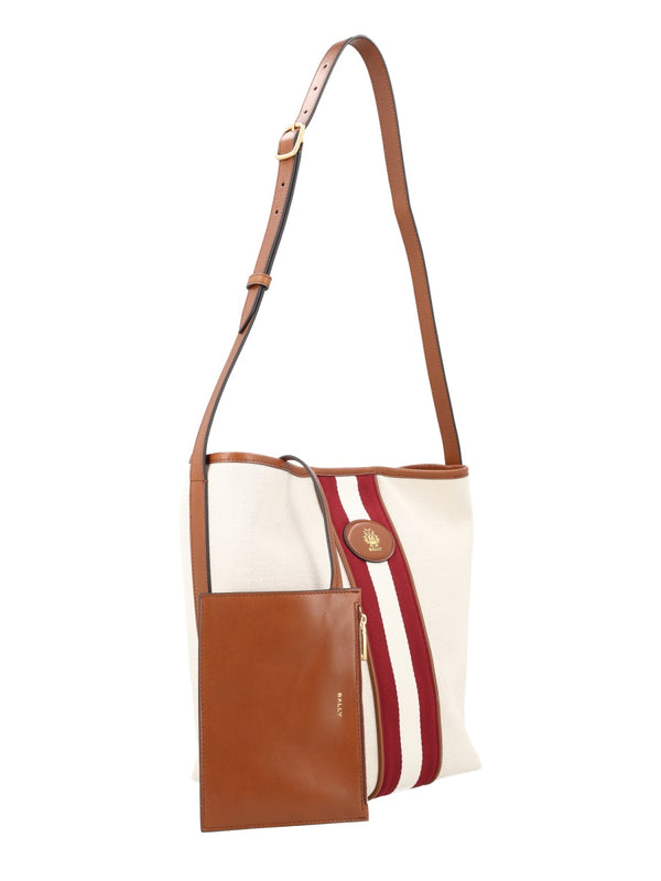Shoulder Bag Sign Ivory Cotton