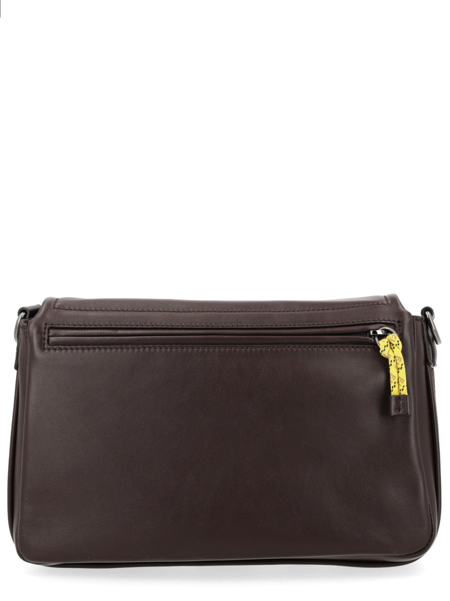 Messenger Bag Flux Brown Leather Calf Shoulder