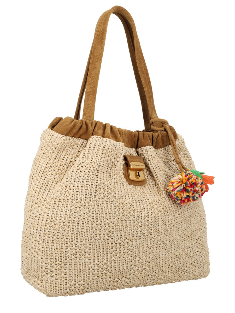 Tote Bag Cristina Beige Polyethylene Handbags