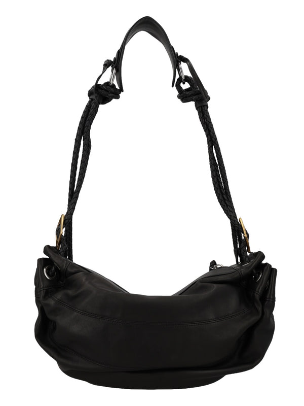 Shoulder Bag Maia Black Lamb Leather