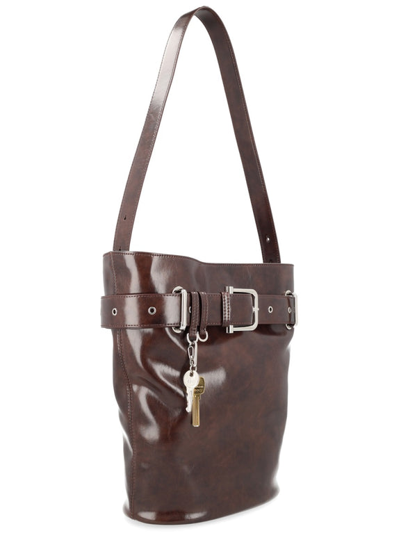 Shoulder Bag Brocle Brown Cow Leather