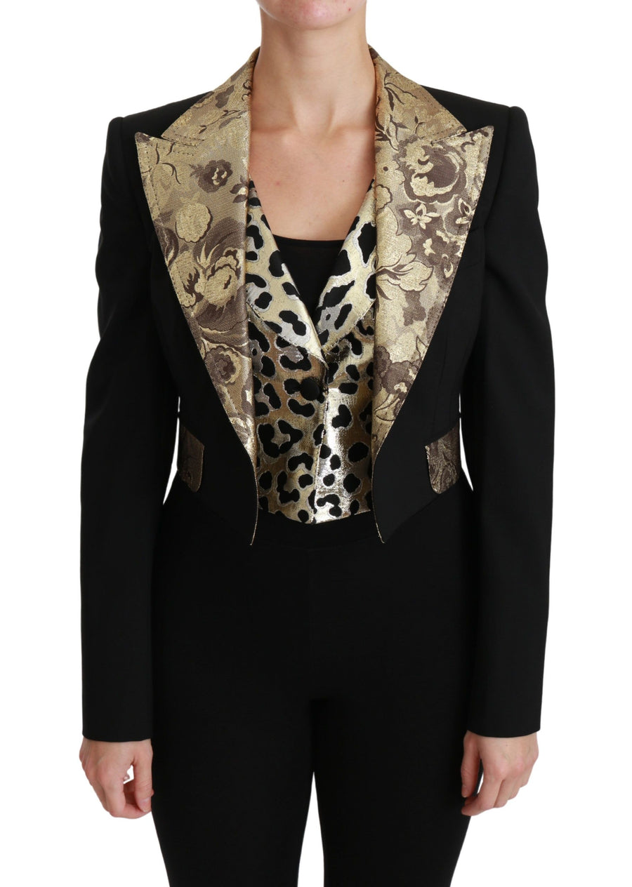 Dolce & Gabbana 48% Virgin Wool blazer in black