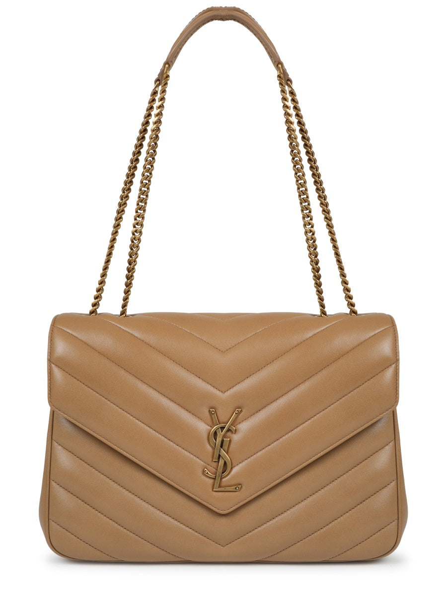 Shoulder Bag Loulou Powder Leather Lambskin