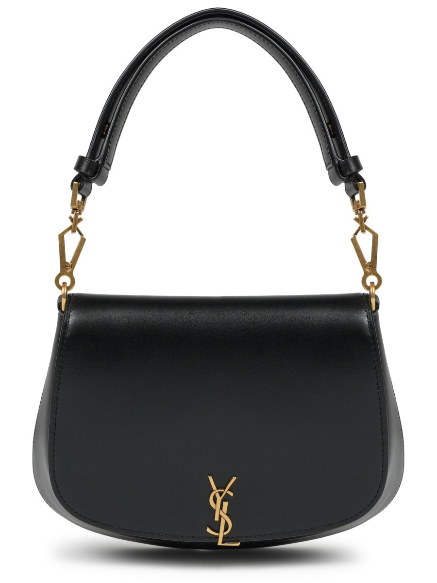 Handbag Mini Voltaire Box Leather Black Handbags