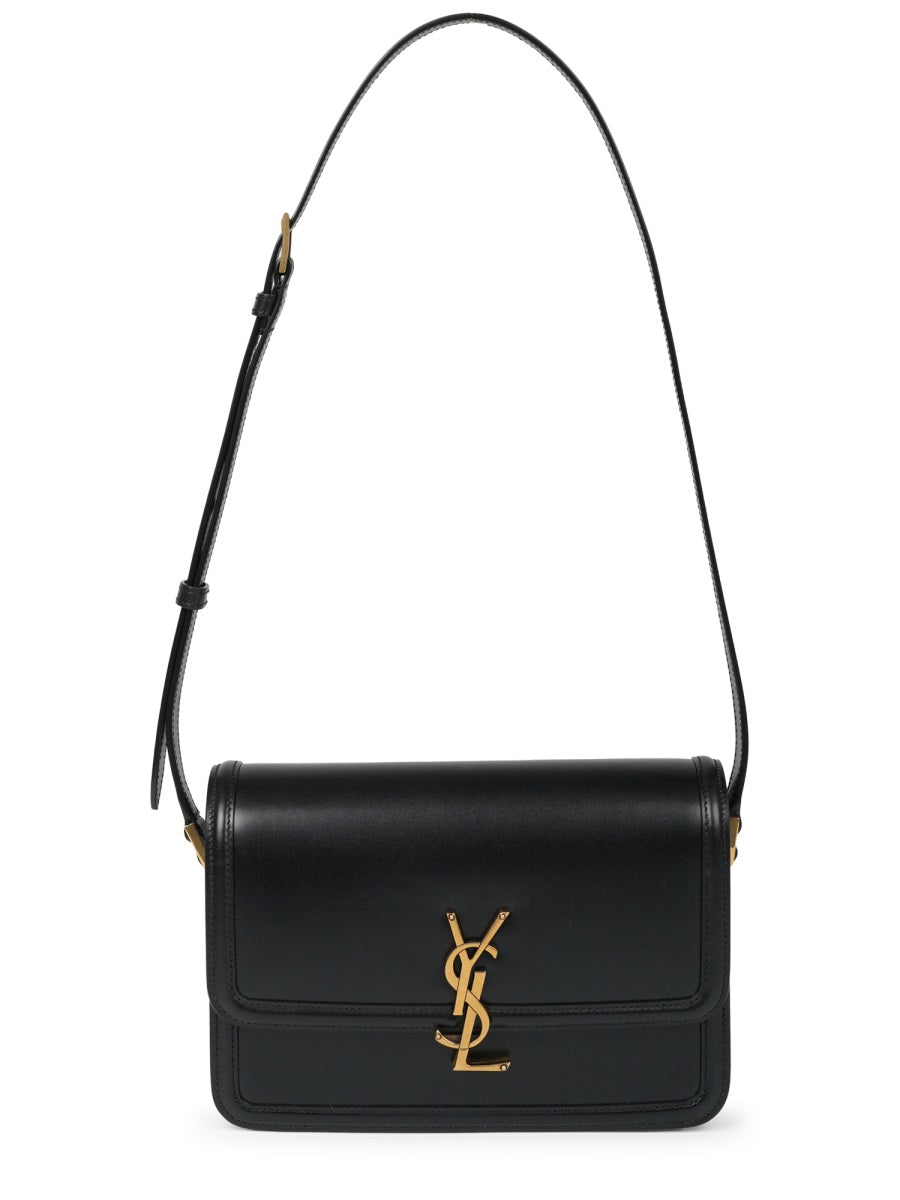 Shoulder Bag Solferino Black Calfskin