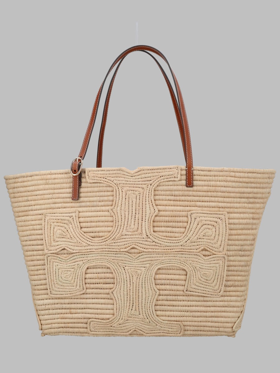 Tote Bag Raffia Beige Handbags