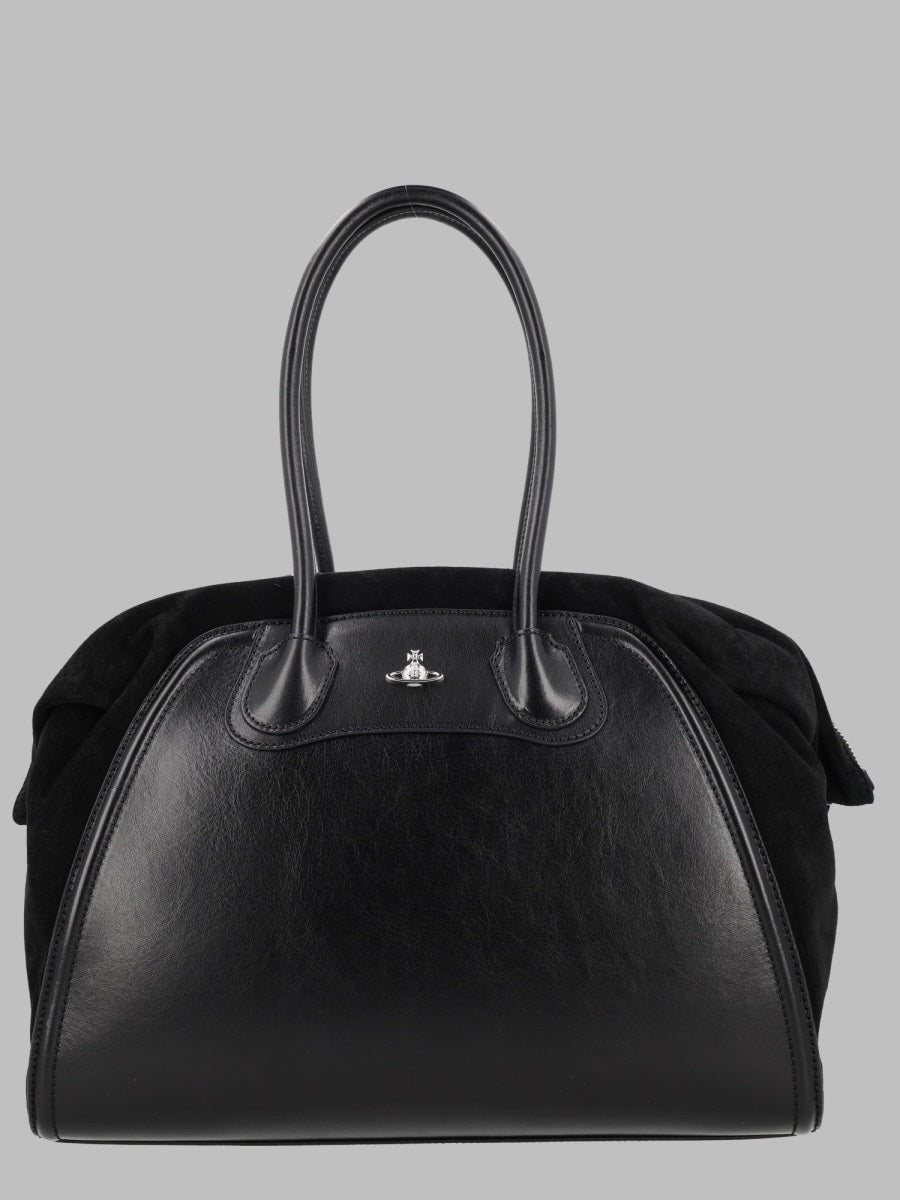 Holdall Shirley Black Leather Cow / Calf Handbags
