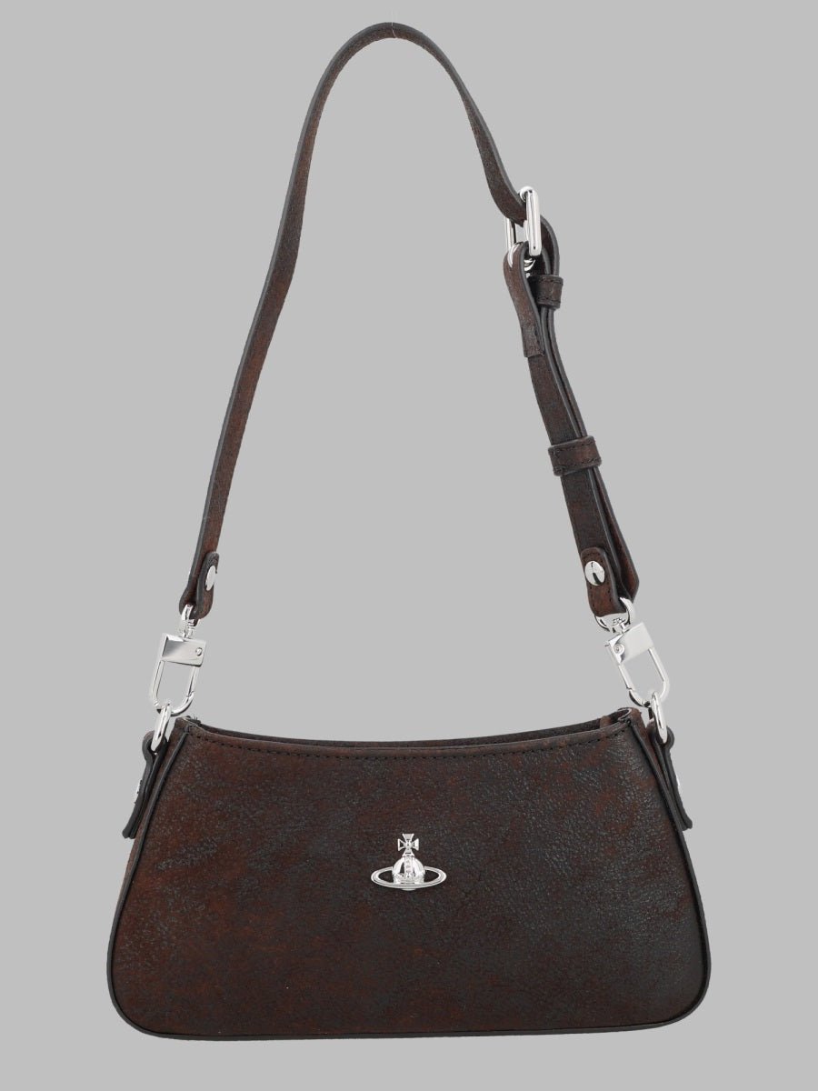 Shoulder Bag Tasha Brown Lambskin