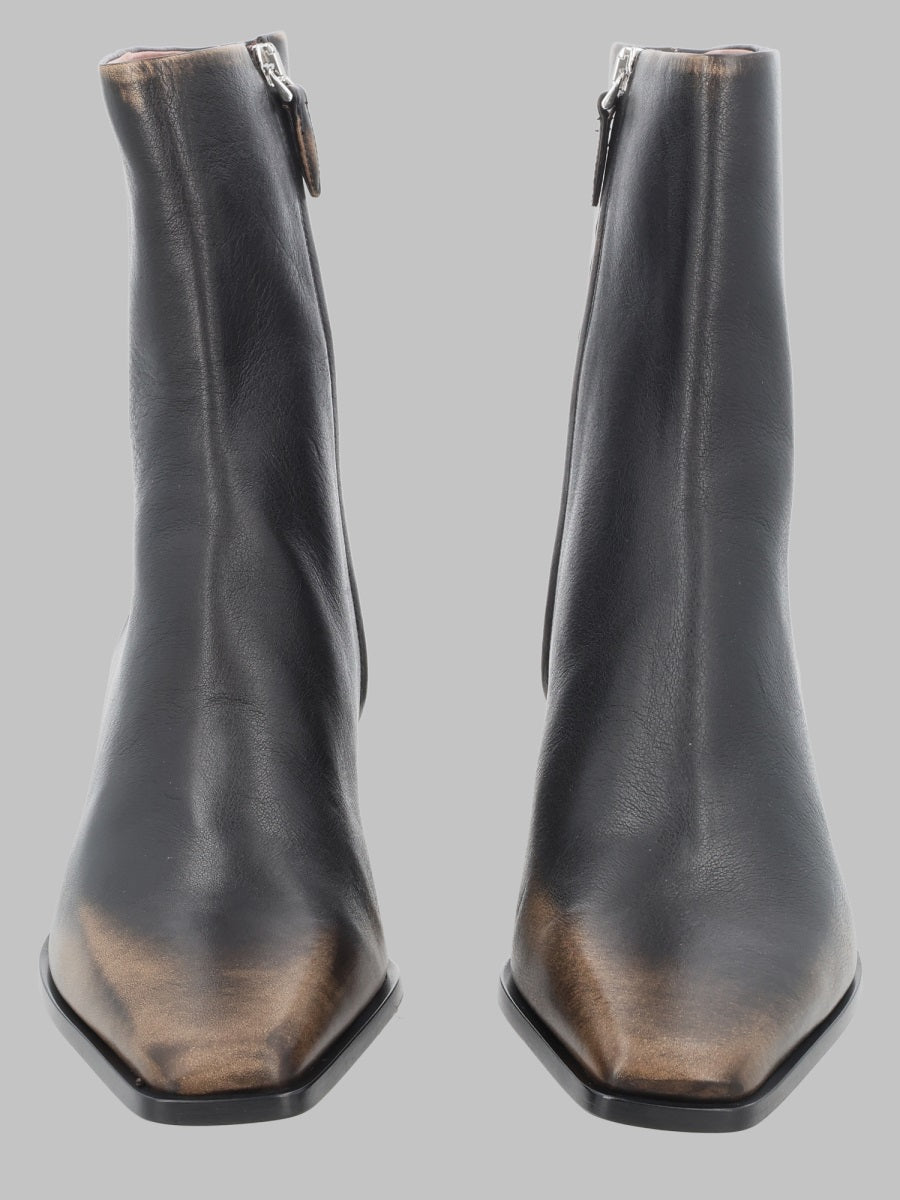 Ankle Boots Bettina Black Leather