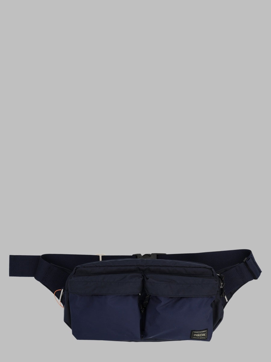 Waist Bag Force 2way Blue Polyamide Shoulder