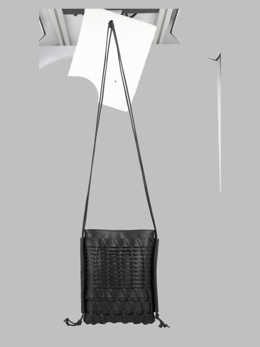 Shoulder Bag Trena Black Calf Leather