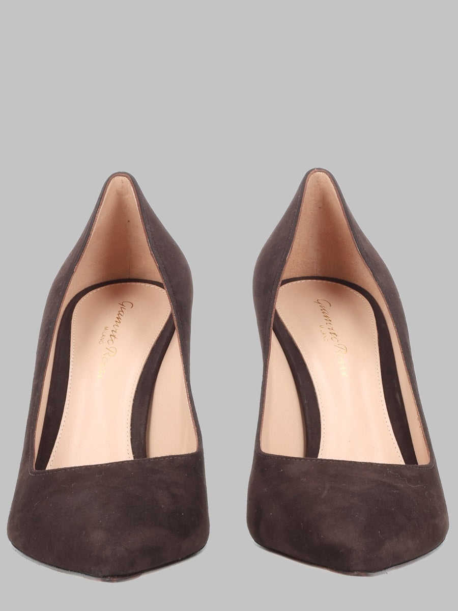 Décolleté 85 Brown Leather Shoe