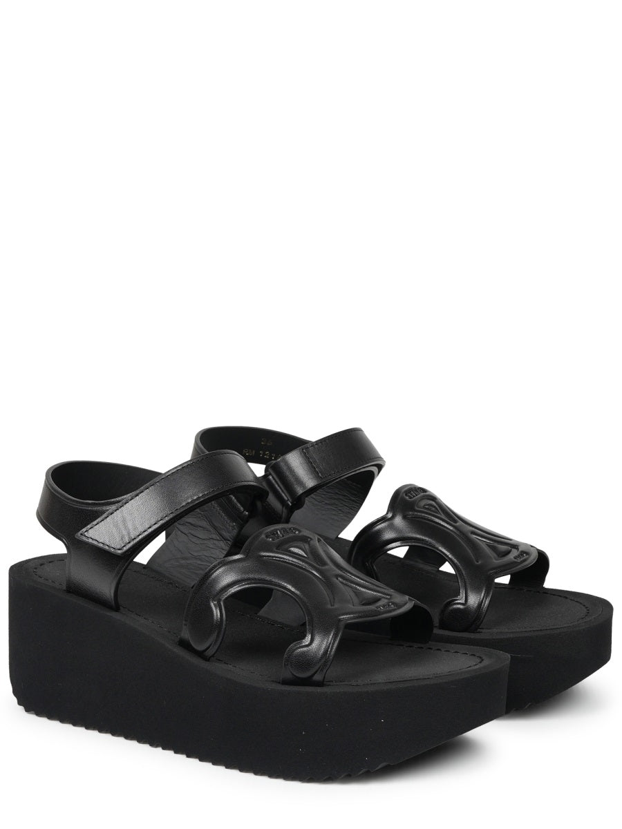 Leather Sandals Sunny Black Calf